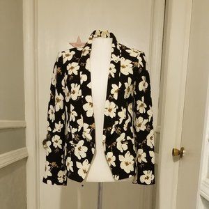 Black Floral Jacket